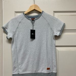 7 For all Mankind 7- Boys short sleeve sweatshirt